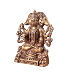 Brass Panchmukhi Hanuman Crossed Legs Antique 8 Inch - Timeless Divine | Jaipurio